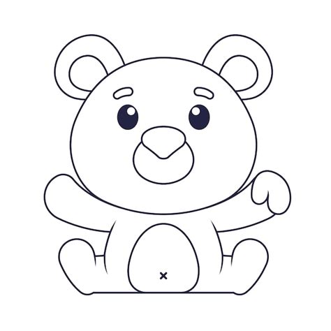 Teddy Bear Train Coloring Pages