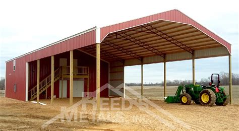 Roof-only, partially enclosed, or fully enclosed. The choice is yours with a custom pole barn ...