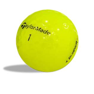 TaylorMade Burner Yellow used golf balls