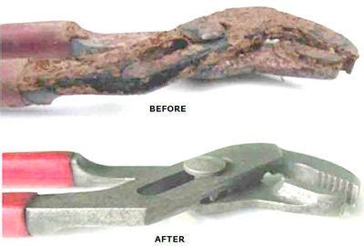 Electrolytic rust removal