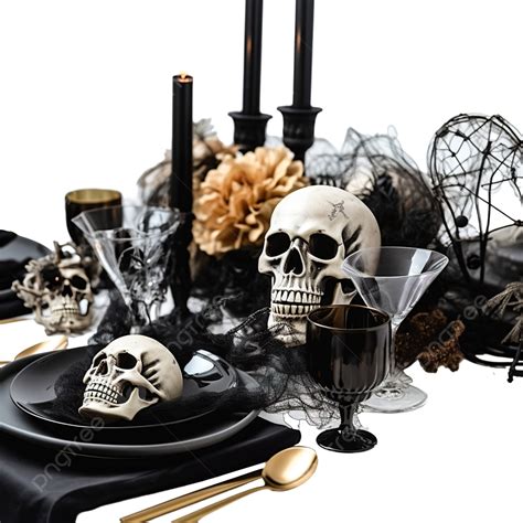 The Idea Of Creating An Entourage Of Table Decor Setting For Halloween, Dinner Table, Dinner ...