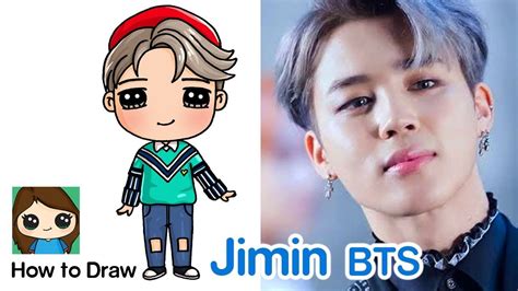 How to Draw a Jimin BTS mini Idol Doll | Kawaii girl drawings, Kawaii ...