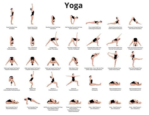 75 Yoga Poses PDF 8.5x11 - Etsy | Ashtanga yoga, Yoga postures, Ashtanga yoga primary series