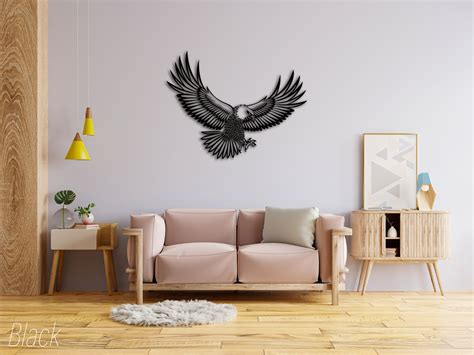 Metal Eagle Wall Art Large Eagle Metal Wall Decor Metal - Etsy