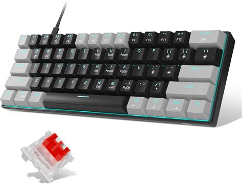 60% Mechanical Keyboard, MageGee Gaming Keyboard with Red Switches and ...