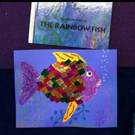 Rainbow Fish Tissue Paper Craft - papercraft among us