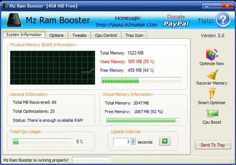 Descargar Mz Ram Booster Gratis | Rocky Bytes