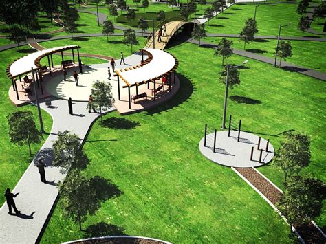 Proyecto LAMBDA [λ]: Diseño de Parque Urbano en Reynosa | Arquitectura de paisaje, Diseños de ...