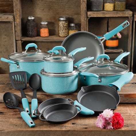 Pioneer Woman Cookware Set - The Pioneer Woman 30pc Cookware Set ...