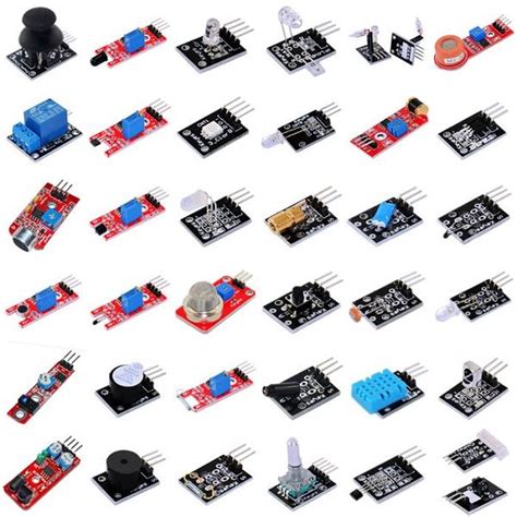 37 In 1 Sensors and Modules Kit For Arduino | Arduino sensors, Arduino, Arduino projects