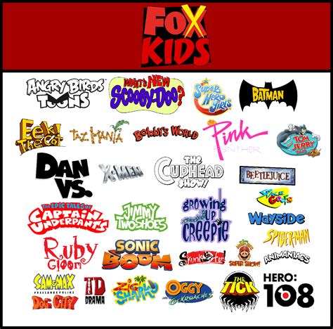 My Fox Kids Revival Lineup by ABFan21 on DeviantArt