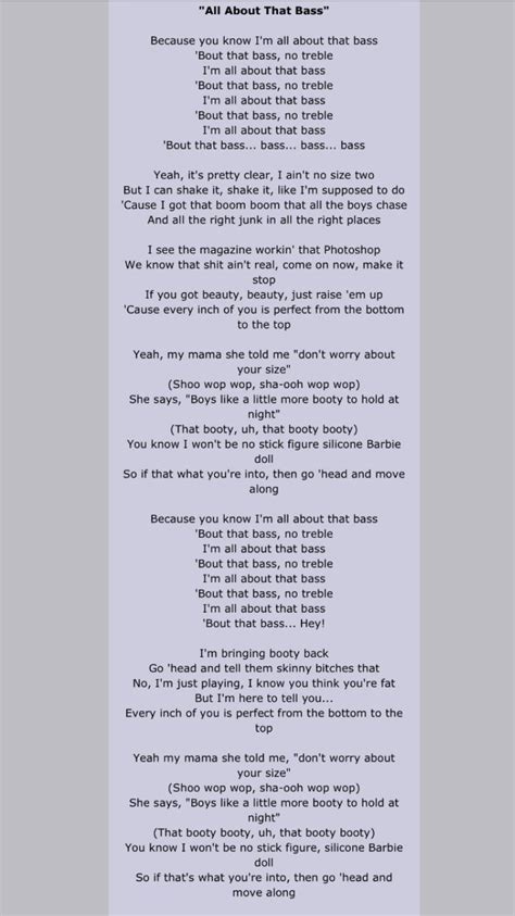 Meghan Trainor | Great song lyrics, Lyrics, Songs