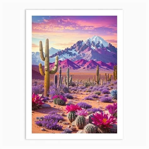 Cactus Desert 1 Art Print : r/houseplants