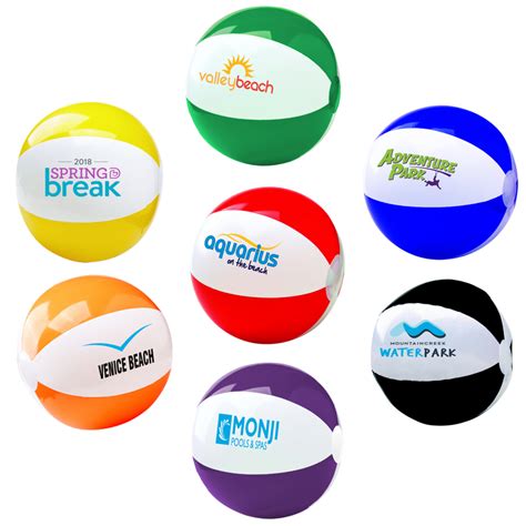 12" Two Tone Beach Ball - JK-9029 | Custom Beach Balls - Promotional Logo Beach Balls