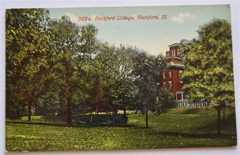 Vintage Postcard Rockford College Rockford Illinois - Etsy