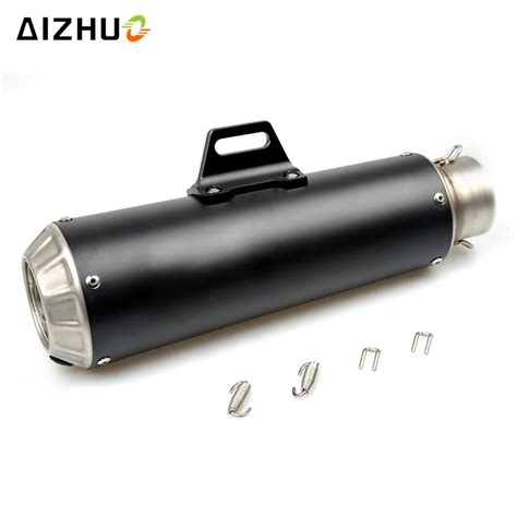 36 51MM Motorcycle Universal Exhaust Pipe Muffler FOR suzuki gsxr 600 ...