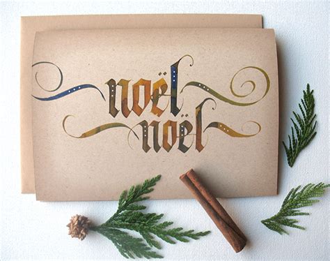 Calligraphy Christmas Cards | Behance