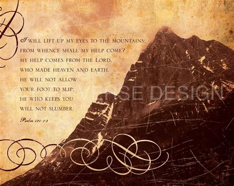 Psalm 121 Scripture Art | Scripture Art by Life Verse Design | Pinter…