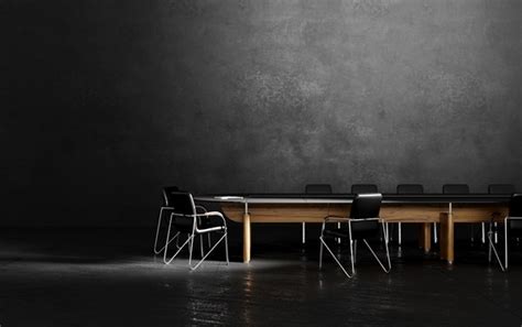 3D black conference table office - TurboSquid 1405562