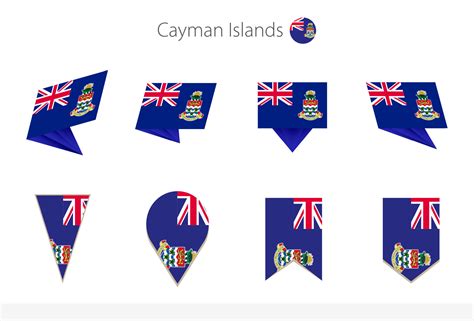 Cayman Islands national flag collection, eight versions of Cayman Islands vector flags. 17222829 ...