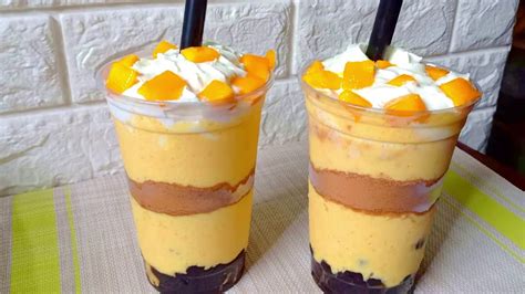 MANGO GRAHAM SHAKE l MANGO GRAHAM SHAKE SUMMER DESSERT - YouTube