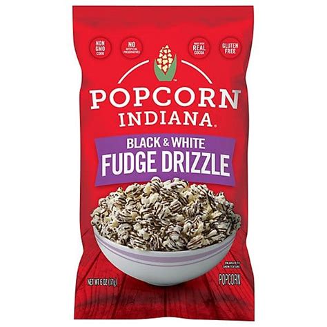 Popcorn Indiana Kettle Corn Drizzled Black & White