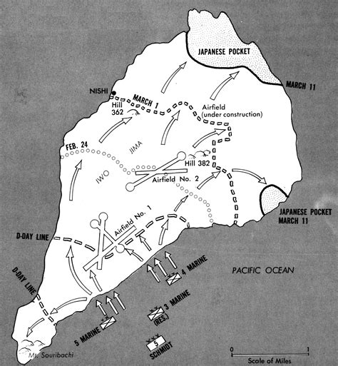 American Invasion of Iwo Jima, Feb. 19 - Mar. 11, 1945