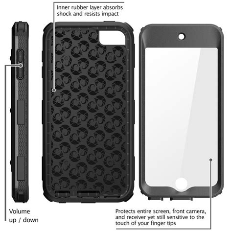 iPod Touch 6 Gen Armorbox Full Body Dual Layer Case by i-Blason