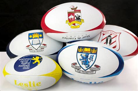 Customised Rugby balls with your logos, sponsors and colours from ...