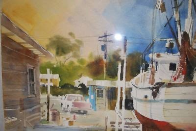 Tony Couch Original Watercolor Seaside Painting | #138858461