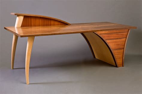 Trimerous Desk | Hall & Console Hardwood Table - Seth Rolland