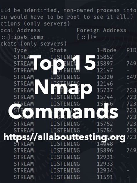 Top 15 NMap Commands – All About Testing