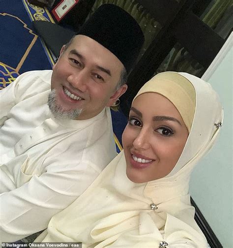 Russian beauty queen who married ex-King of Malaysia 'screamed at by ...