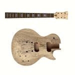 LP Style DIY Guitar Kit. Mahogany body with Spalted Maple veneer ...