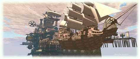 Steampunk Airship Pirate