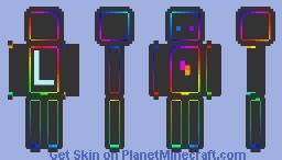 Neon Minecraft Skin