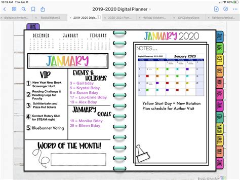 How I Got Organized With My Digital Planner - Lessons by Sandy