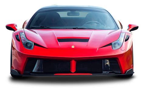 Red Ferrari 458 Italia Sports Car PNG Image - PurePNG | Free ...