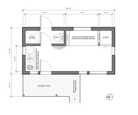 adu floor plan | Exteriors | Pinterest