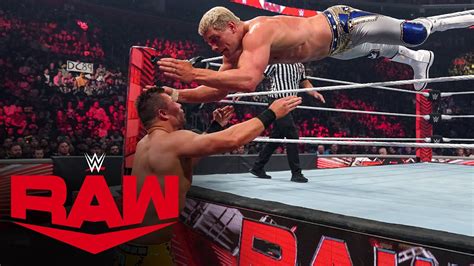 Cody Rhodes vs. The Miz: Raw, April 11, 2022 - YouTube