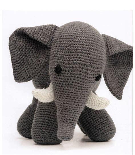 Crochet Patterns Free Crochet Elephant Toy Pattern Crochet | Etsy Crochet Elephant Pattern Free ...