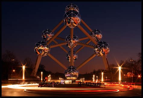 atomium@night Foto & Bild | world, reisen, belgium Bilder auf fotocommunity