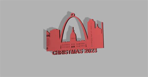 St Louis Arch Christmas 2023 by Chris D | Download free STL model | Printables.com