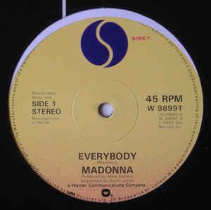 Madonna - Everybody (1982, Vinyl) | Discogs