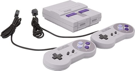 Nintendo Super Entertainment System SNES Classic Edition with Two 6-ft. Extension Cable ...