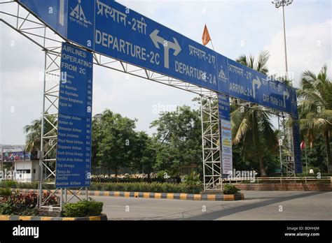 Chhatrapati Shivaji International Airport Signage Stock Photo - Alamy