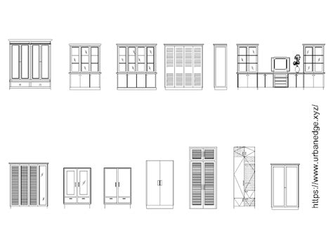 Cupboards free cad blocks download - 10+ Dwg Models