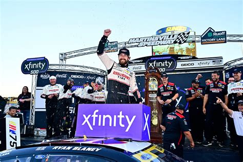 NASCAR Cup Martinsville: Blaney advances into title race with win