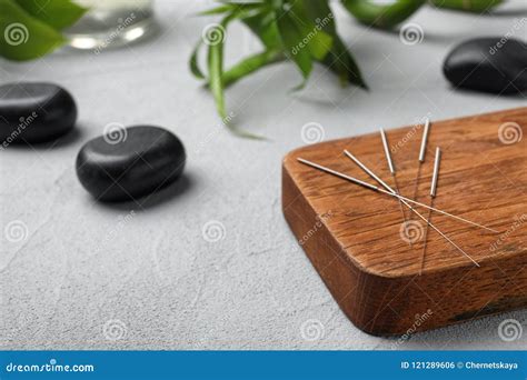 Board with Needles for Acupuncture Stock Photo - Image of needles, disease: 121289606