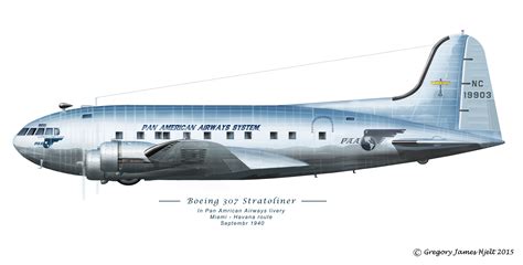 Boeing 307 Stratoliner | Vintage aircraft, Paper airplane models, Aircraft